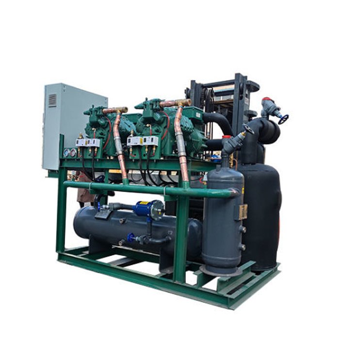 Cold Room 3 6 10 20 HP R290/380V Piston Integrated Machine Monoblock Semi Closed Compressor Refrigeration Condensing Unit