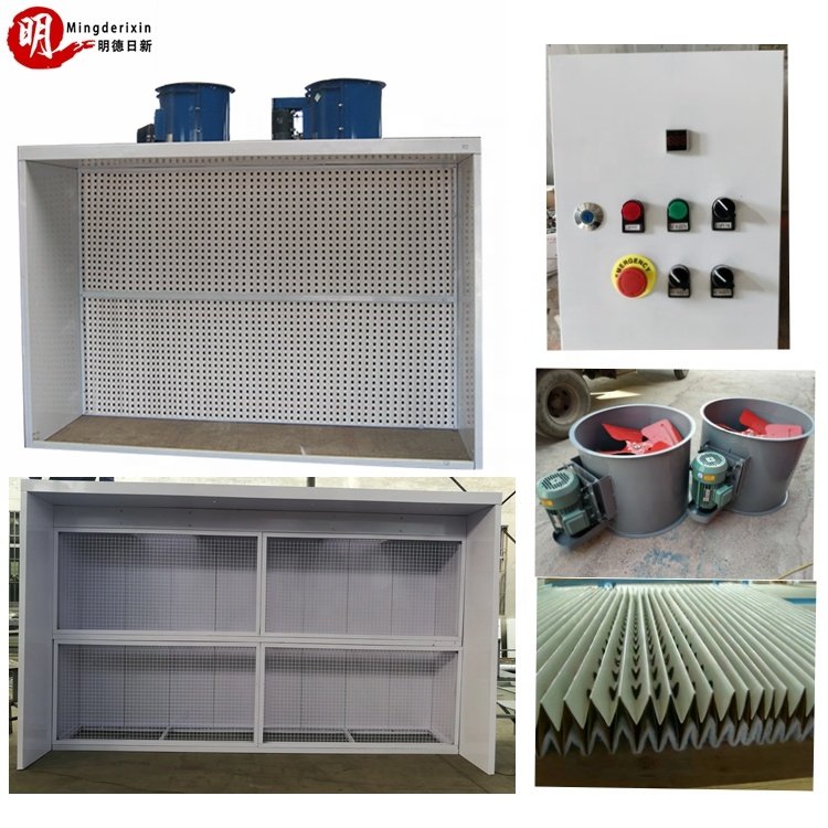 Open Face Spray Booth for Liquid Painting Spray Room Woodworking Spray Cabin