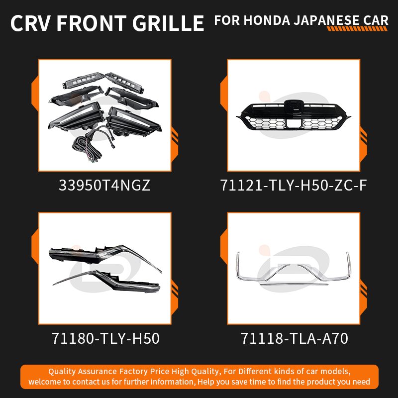 Car Body Kits Head Lamp Chrome OEM 71180-TLY-H50 71185-TLY-H50 for Honda CRV 2021 2022 2023