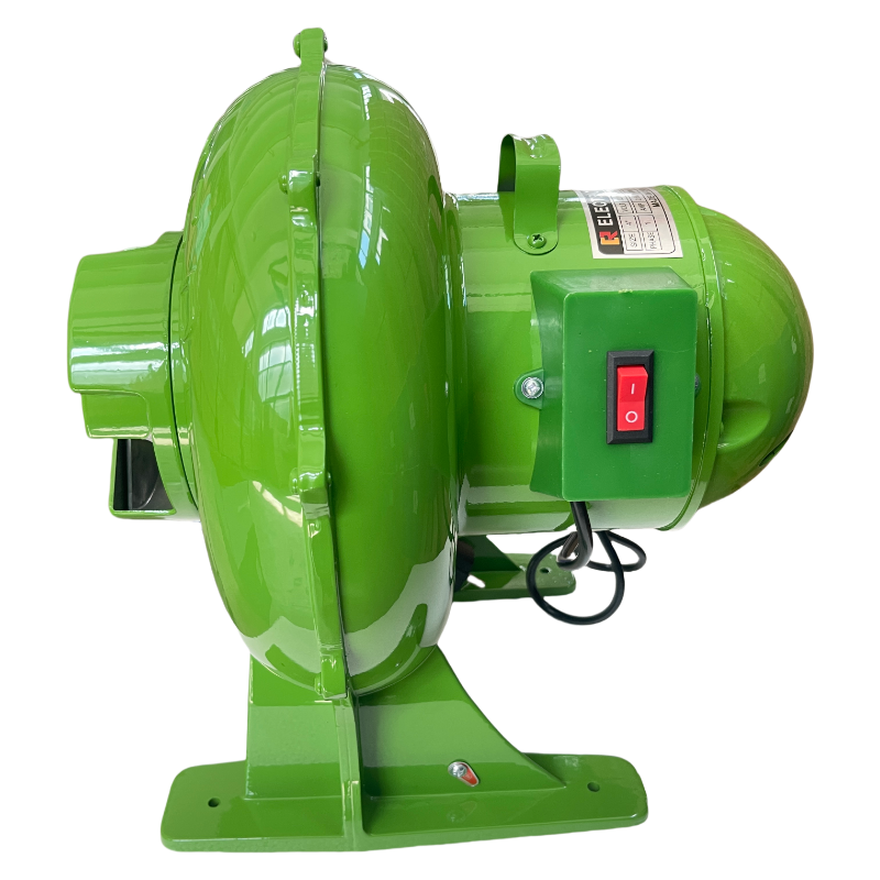 2.5'' Quiet Low Noise Pure Copper Motor Metal Taiwan Style Centrifugal Blower Strong Wnid Restaurant Use 220V Voltage