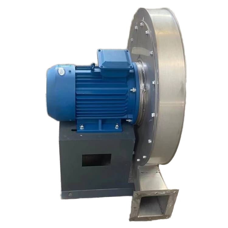 High-Temperature Industrial 220V/380V AC Centrifugal Blower Fans High-Pressure Low-Noise Cast Iron Free Standing Mounting OEM
