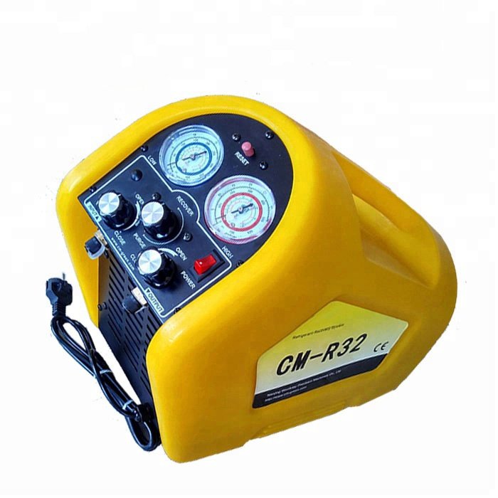 air Conditioning R134a Refrigerant Recovery Machine High Quality air Conditioner Dual Cylinder Refrigerant Recovery Machine
