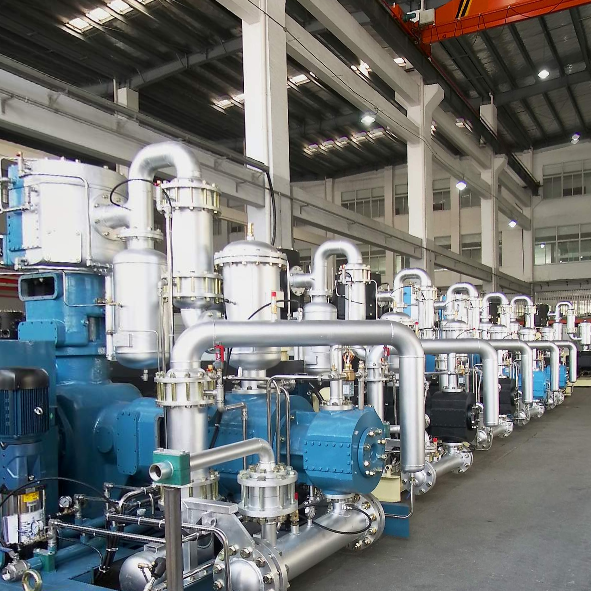 Energy Saving Equipment 40bar Oil Free Air Compressor Variable Speed Silent Air Compressor