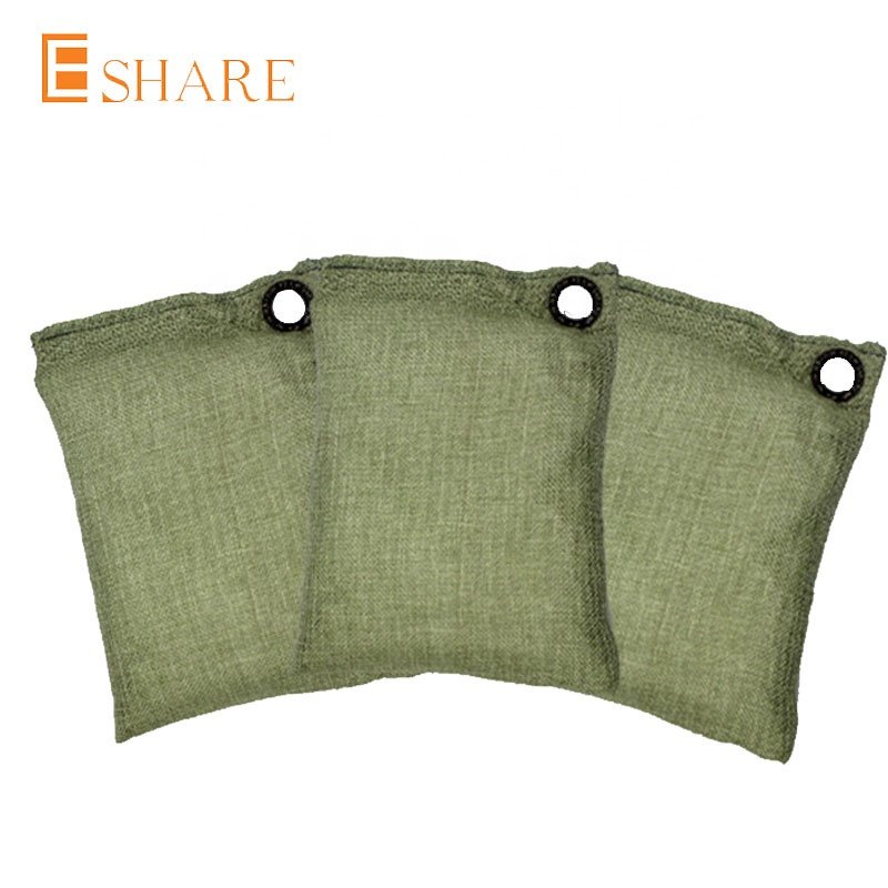 100% Natural Remove Formaldehyde Air Purifying Bags of Bamboo Charcoal Dehumidifier Deodorizer