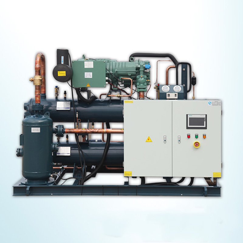 Semi-Hermetic Condensing Units Air-Cooled Freezer Compressor Low Temperature Refrigeration Condensing Unit for Cold Storage