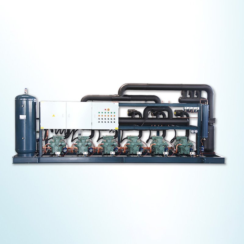 Semi-Hermetic Condensing Units Air-Cooled Freezer Compressor Low Temperature Refrigeration Condensing Unit for Cold Storage