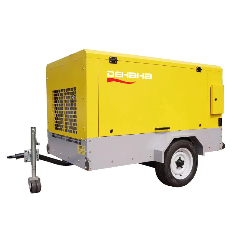 DEHAHA 194kw 8bar Diesel Screw Air Compressor for Mining