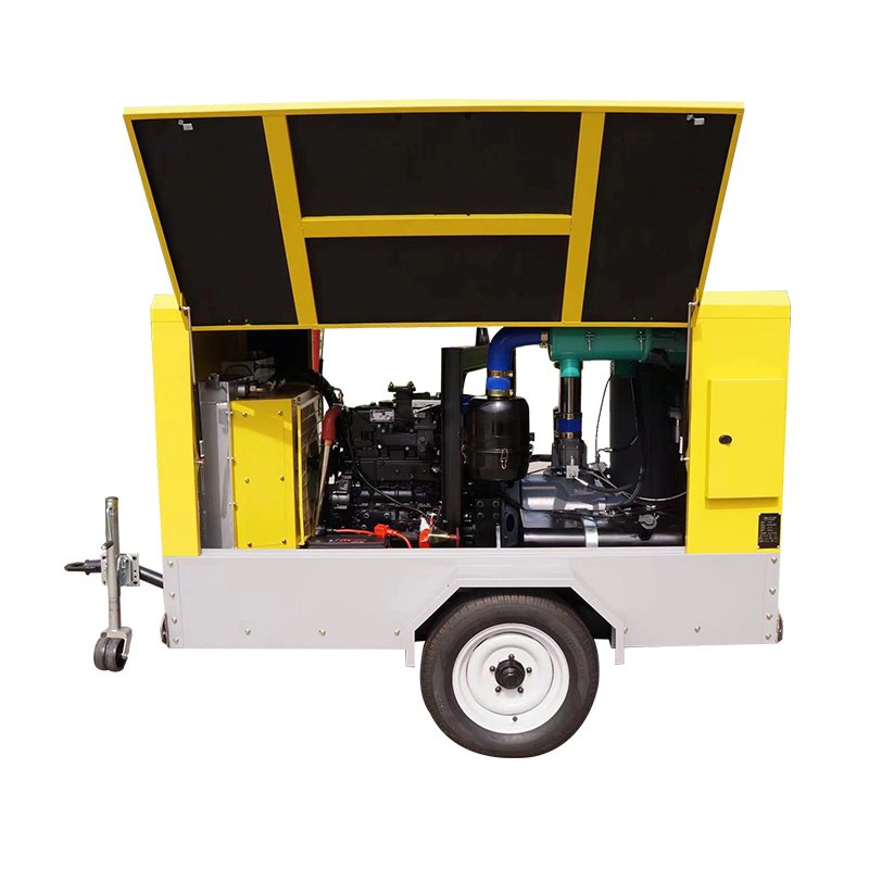 DEHAHA 194kw 8bar Diesel Screw Air Compressor for Mining
