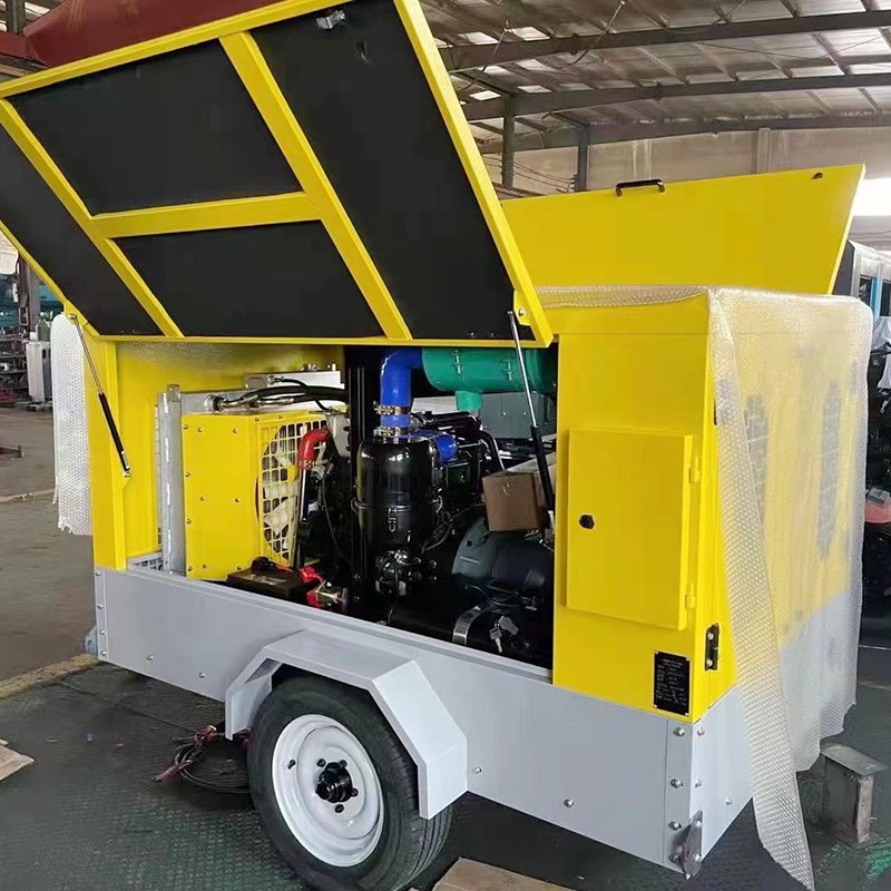 DEHAHA 194kw 8bar Diesel Screw Air Compressor for Mining