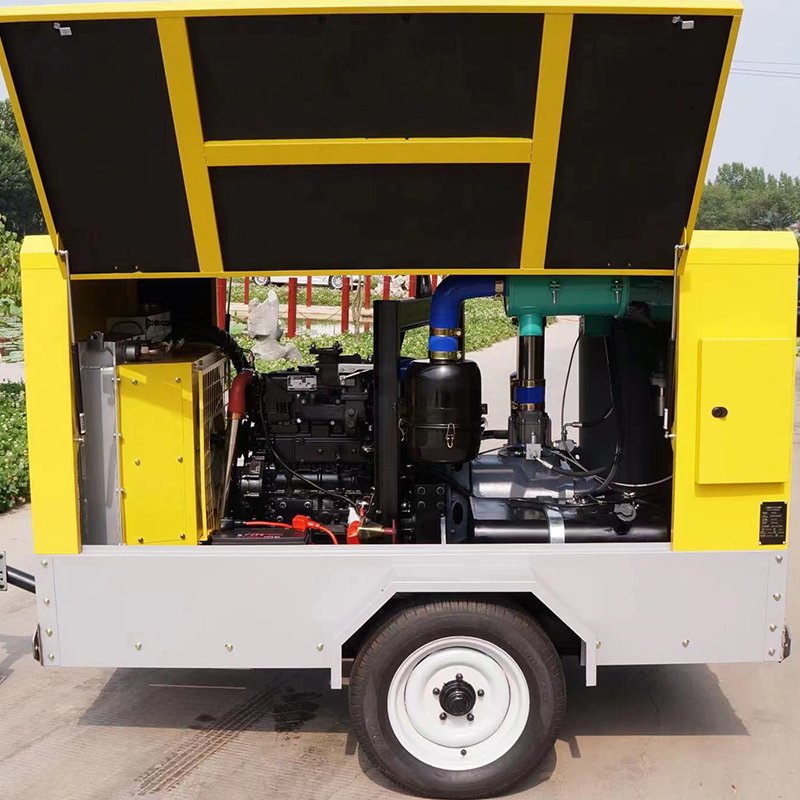DEHAHA 194kw 8bar Diesel Screw Air Compressor for Mining