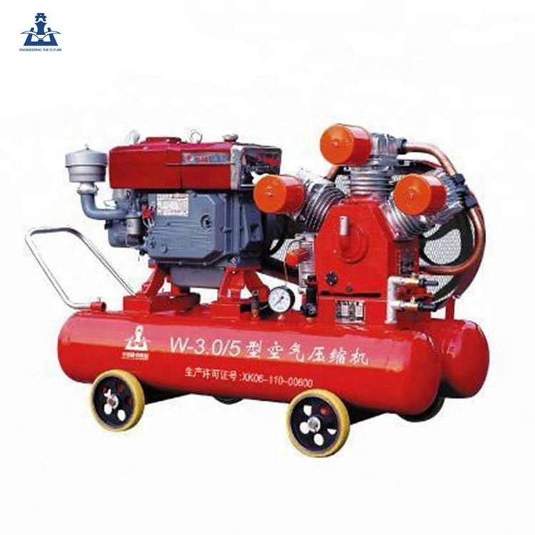 Kaishan Air-compressor with Rock Drill 15kw Mining Used diesel air Compressors with Rock Drill