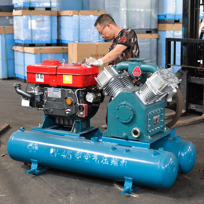 Kaishan Air-compressor with Rock Drill 15kw Mining Used diesel air Compressors with Rock Drill