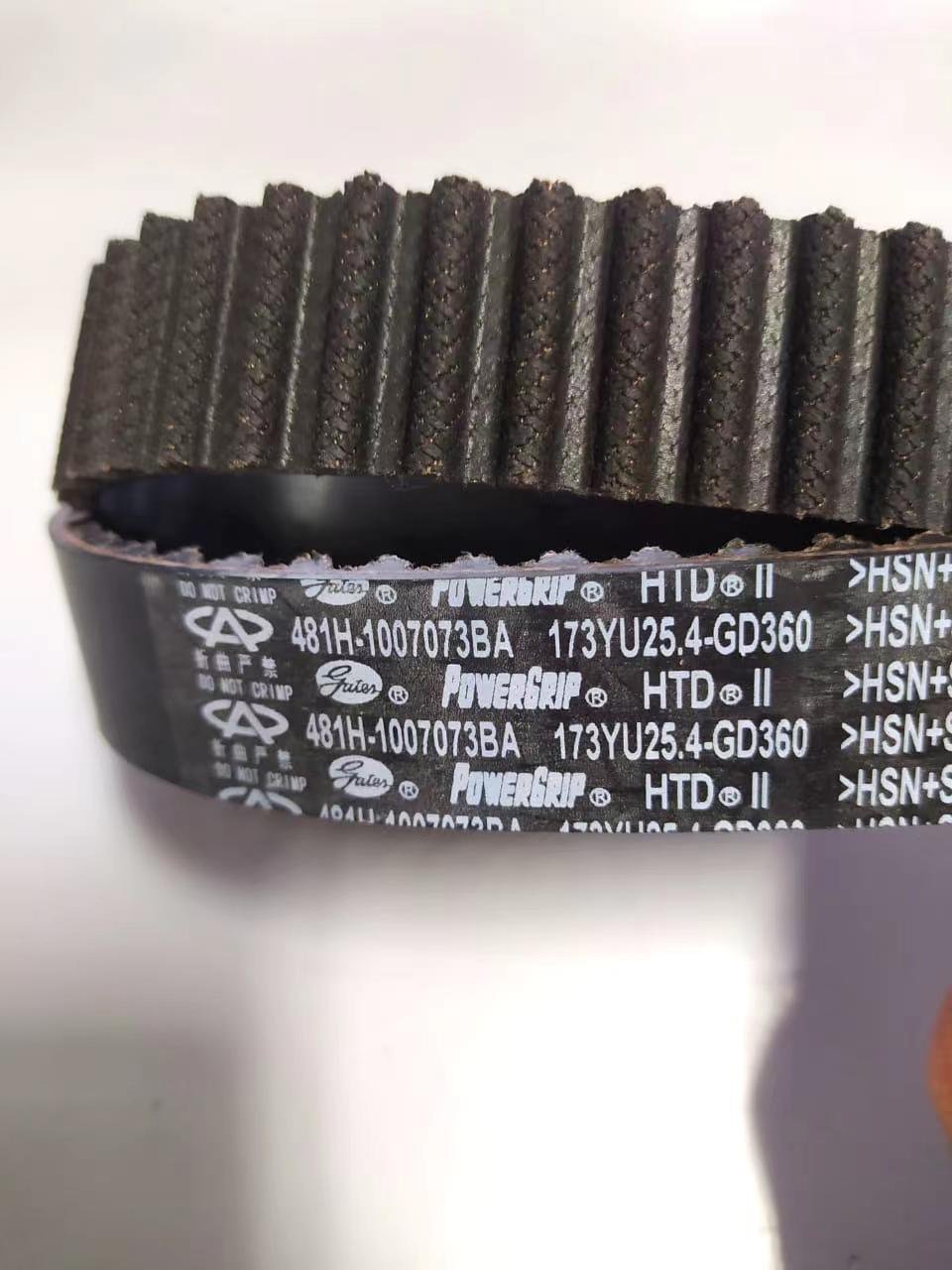Cheap High-quality Timing Belt the Timing Belt Is Suitable for Chery A3 A5 TIGGO 5 A1