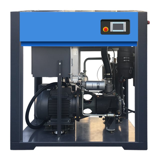 Powerful 18kw Frequency Variable Speed Drive 7.5kw 11kw 15kw China Rotary Screw Air Compressor