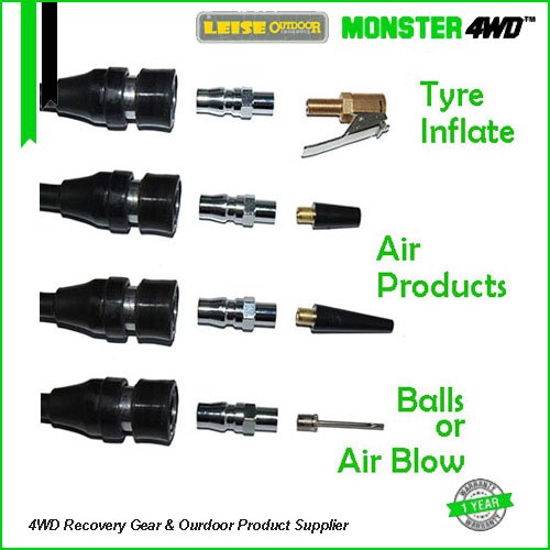Monster4WD Offroad 75L Quick Connect Series Air Compressor 150psi with Box Packaging