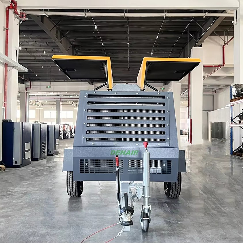 375cfm diesel Mobile air Compressor Made in DENAIR