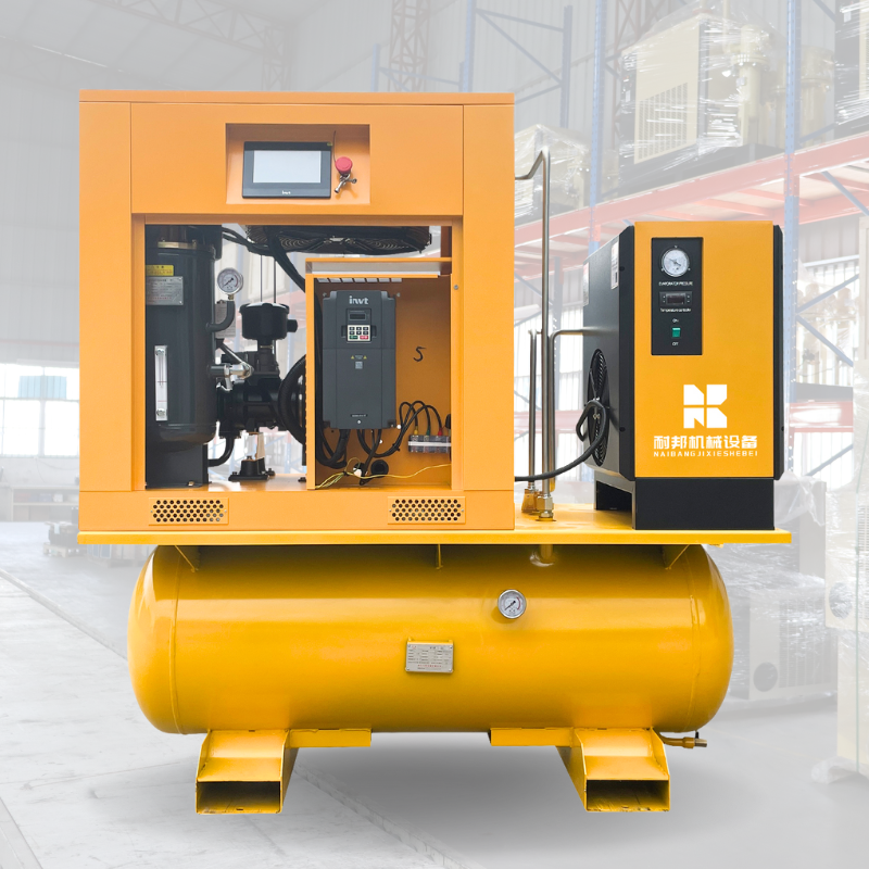 Industrial Compressors 10Hp 7.5kw air Compressor 4-in-1 Rotary Electric Permanent Magnet Screw air Compressor with Dryer