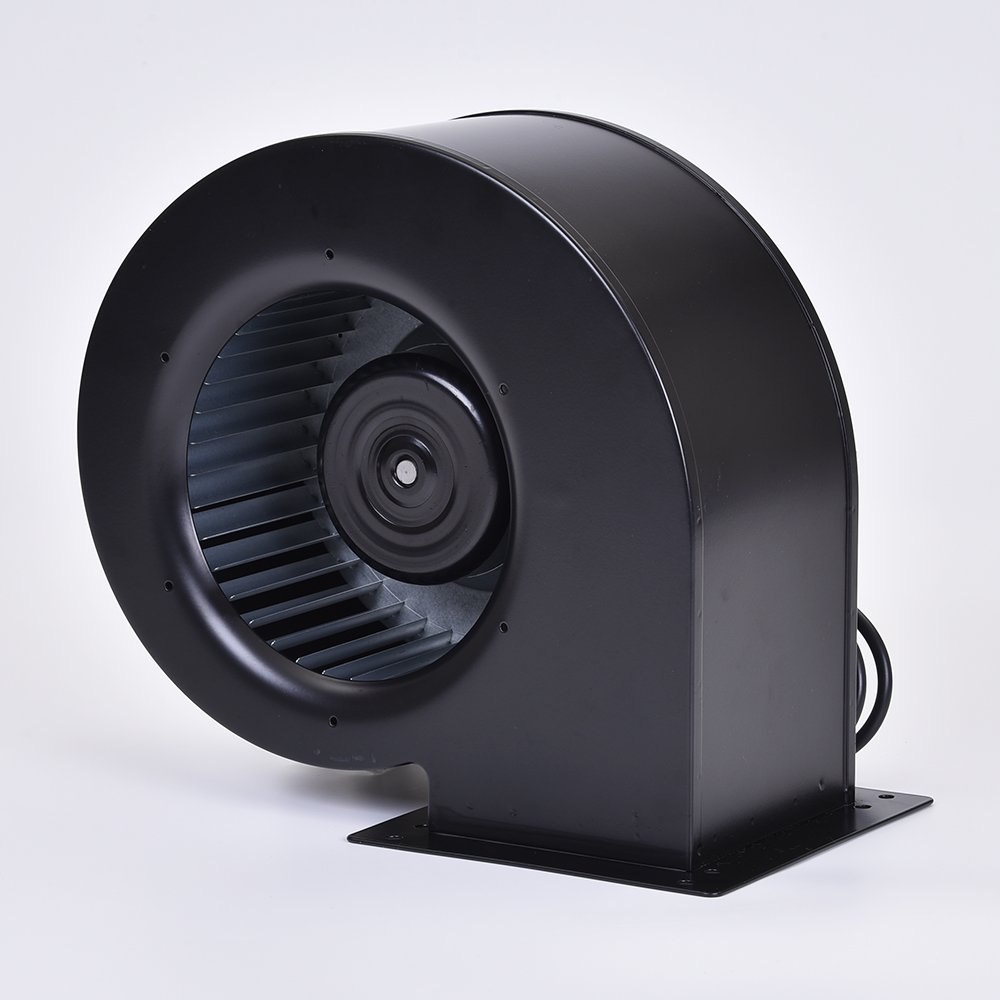 12V 140mm DC Single Inlet Brushless Forward Curved Metal Centrifugal Blower Fan 12 Volt Duct Fan 50W Exhaust Chimney Fan