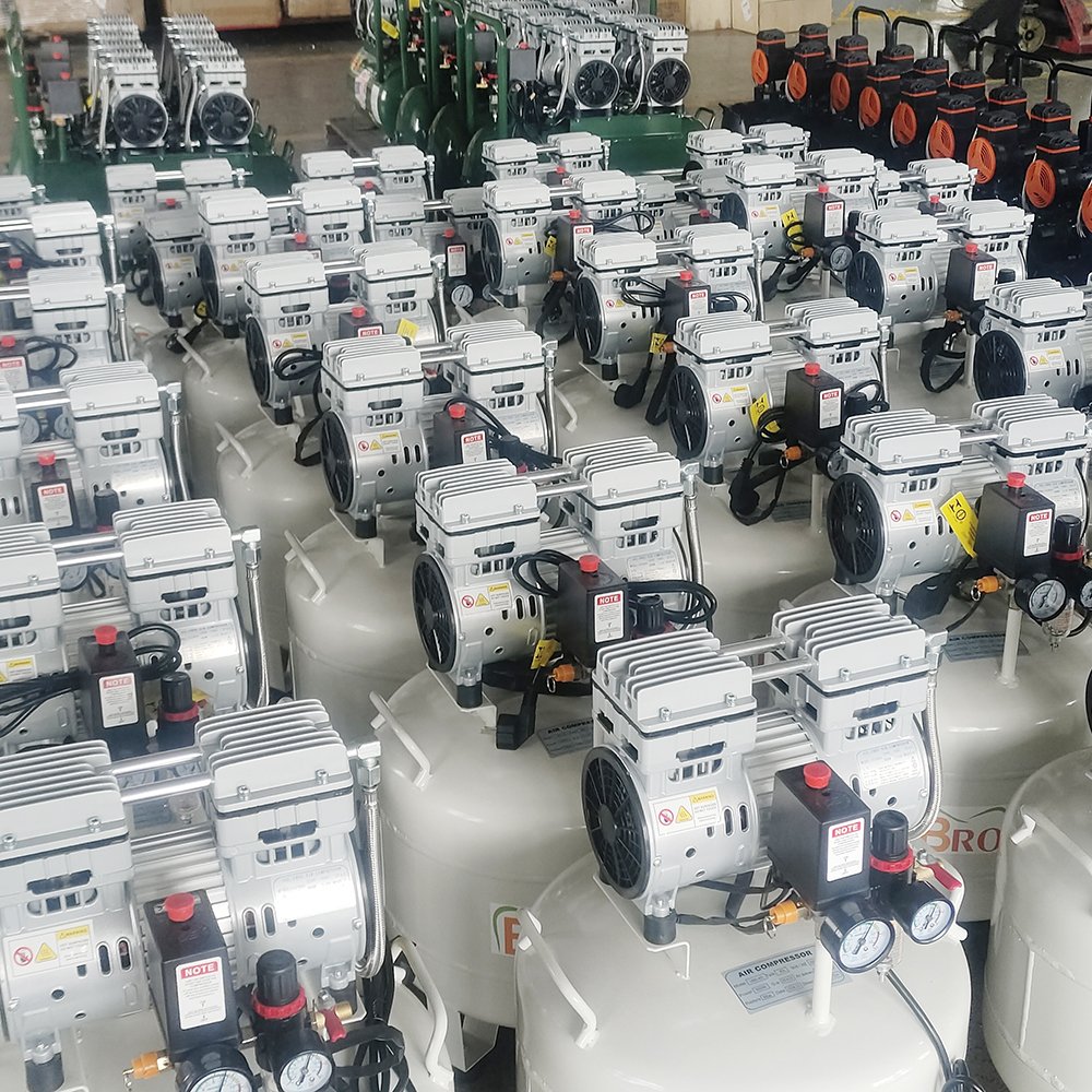 750W 980W 1100W 40L Low Noise Single Phase 3hp Piston 2.2kw Vertical Type air Compressor