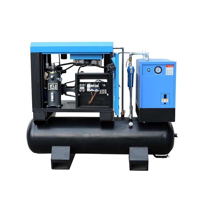 7.5kw 11kw 15kw 22kw 8bar All in One Fixed Speed Rotary Industrial Screw Air Compressor