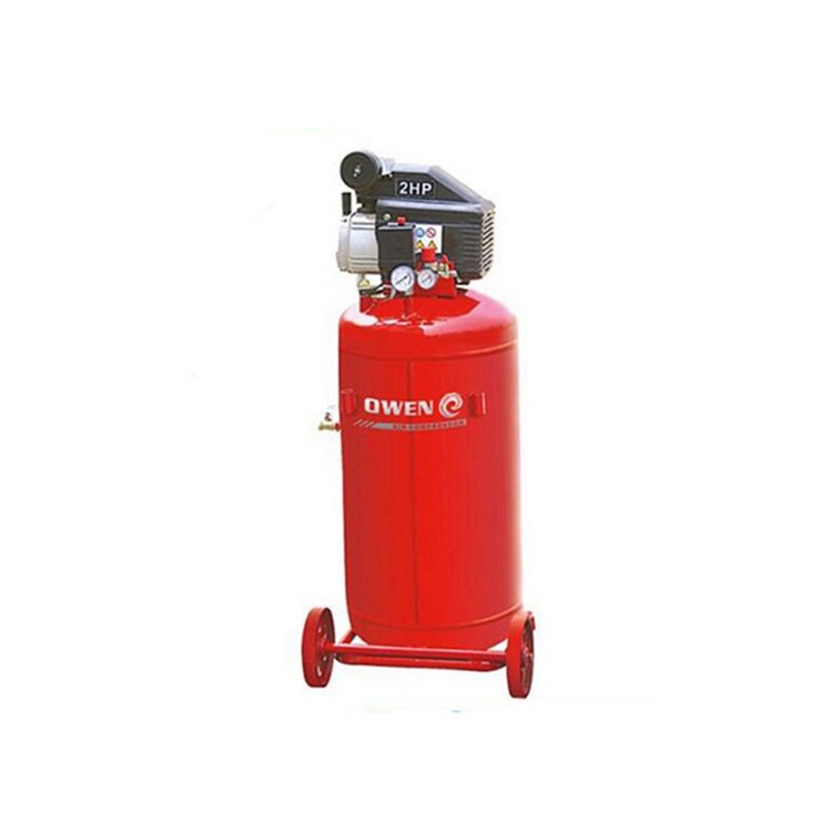 Factory Direct Supply 1.5Kw 2Hp Vertical Quiet Air Compressor 100 Liter Portable Industrial Car Air Compressor for Sale