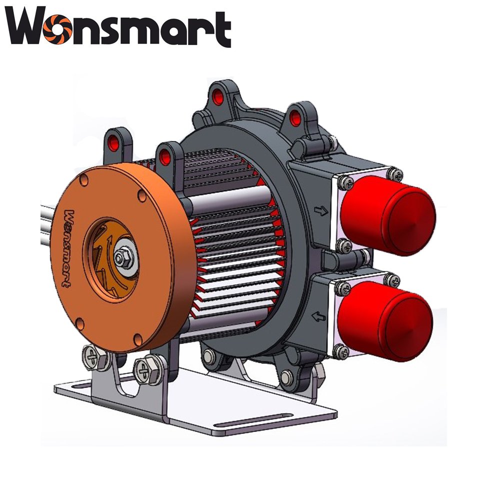 High-Power Mini Turbo Blower Fan 40kpa Electric with Ball Bearing for 3kw Fuel Cell in Manufacturing Plants with Driver&silencer