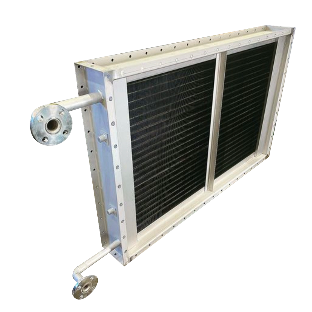China Customized Industrial Stainless Steel Finned Tube Steam Radiator Air Water Heat Exchanger