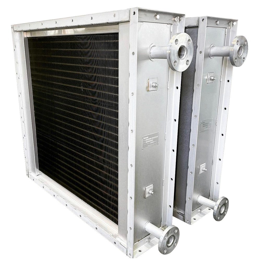 China Customized Industrial Stainless Steel Finned Tube Steam Radiator Air Water Heat Exchanger