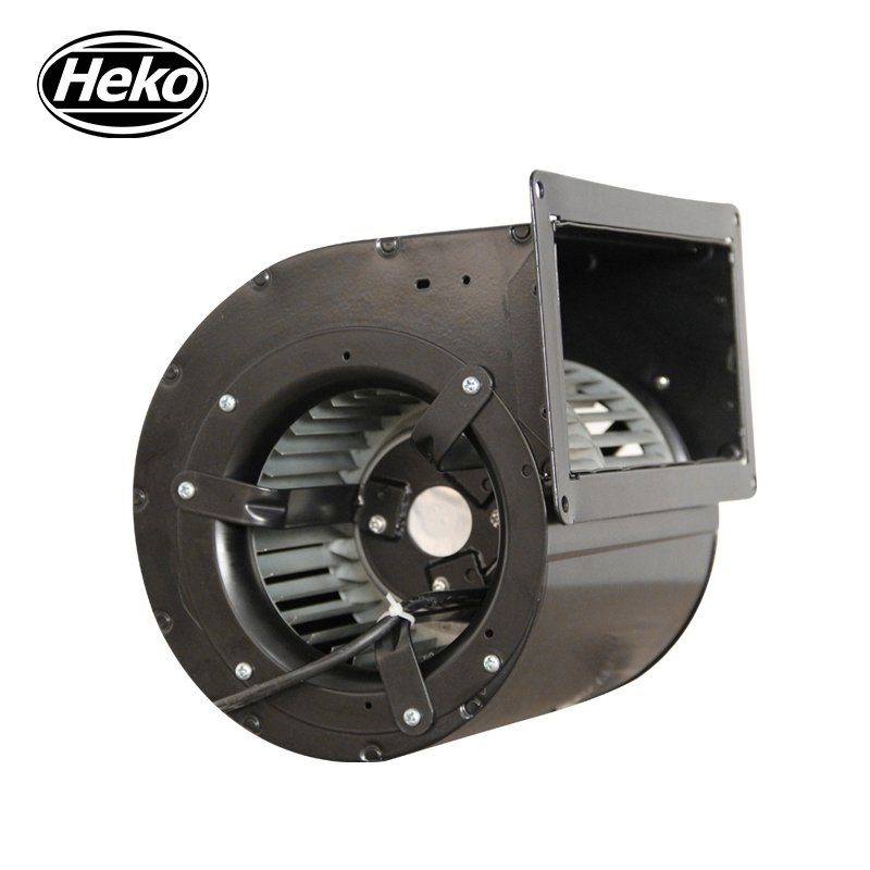 HEKO EC120mm 230VAC BLDC External Rotor Industrial Cooler Double Inlet Blower Fan Dual Inlet Centrifugal Fan AC Electric Bearing