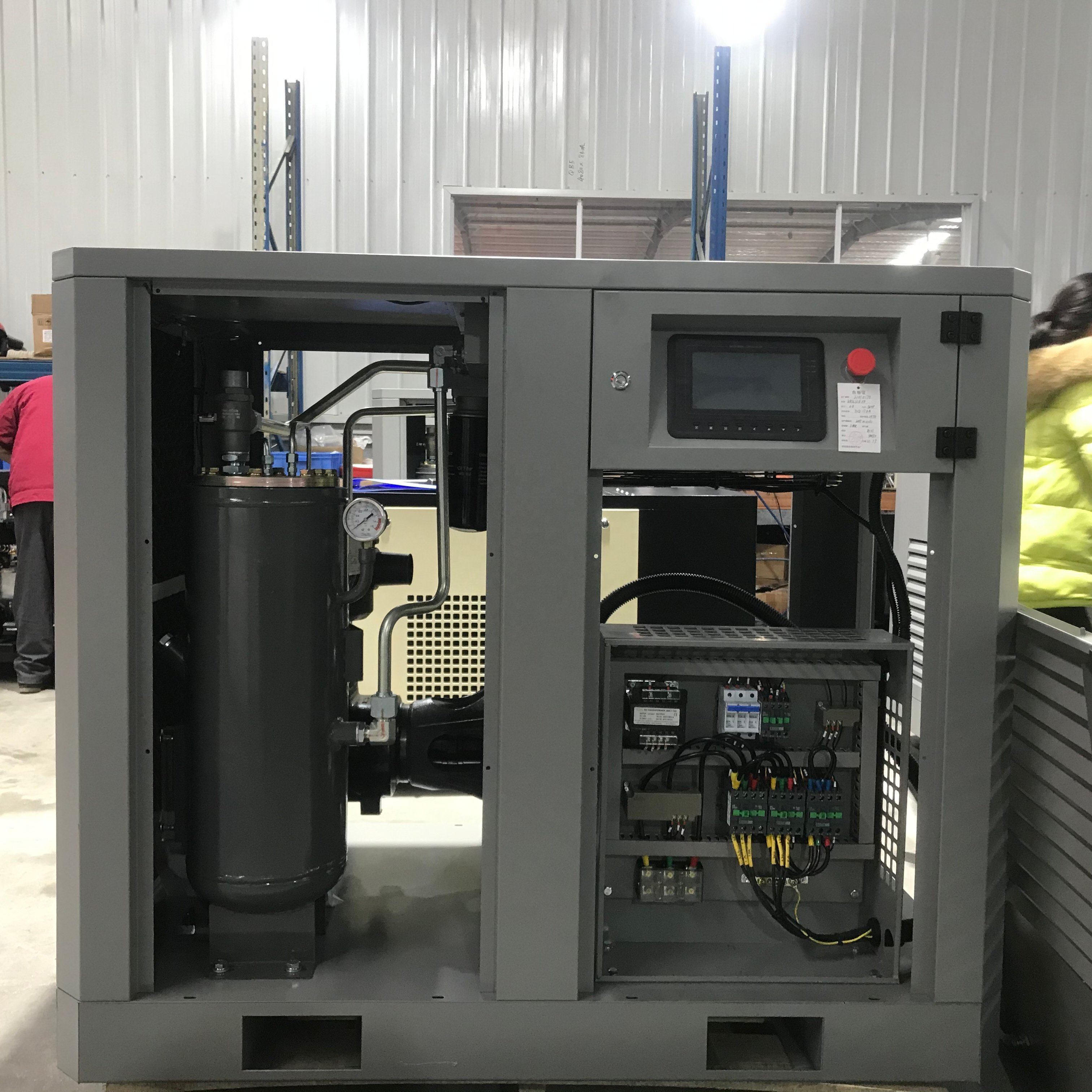 Airstone 160KW 200HP Fixed Speed Rotary Screw Air Compressor With Centrifugal Fan