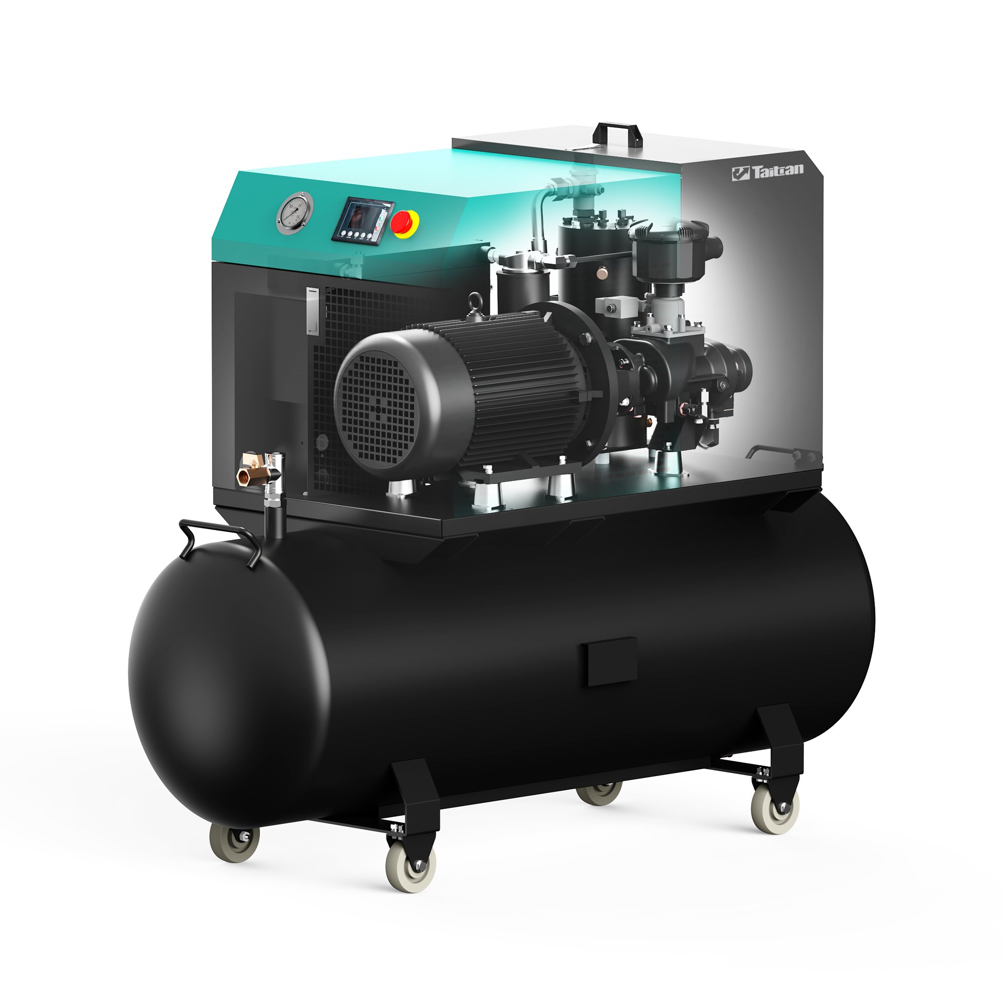 ME/MS-8 ME/MS-15 Single Stage PM Variable/Power Frequency 110V/380V Mini Screw air Compressor 2.2 3 4 5.5 7.5 11KW