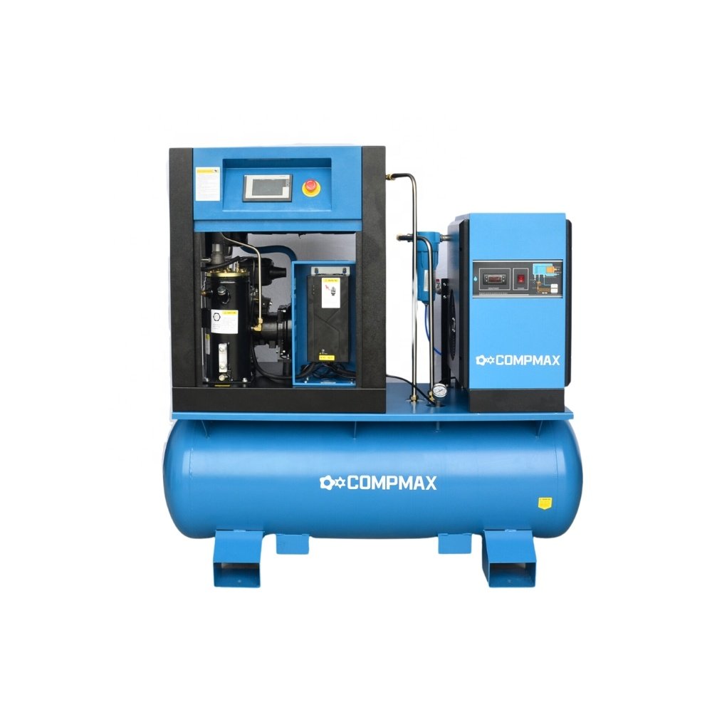 CE Certified Integrated Air Compressor 11KW 232PSI 16BAR for CNC Laser Cutting Machines Compmax