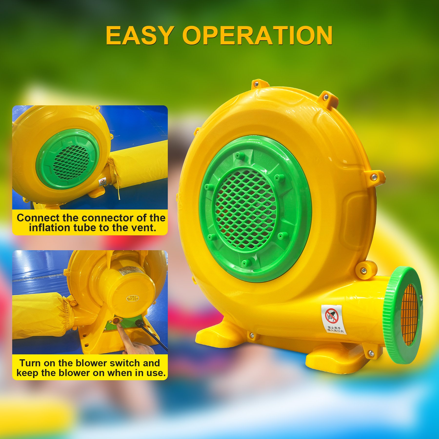 External Advertising Inflatable air Blower Qs 110-120v Blower Fan for Inflatables