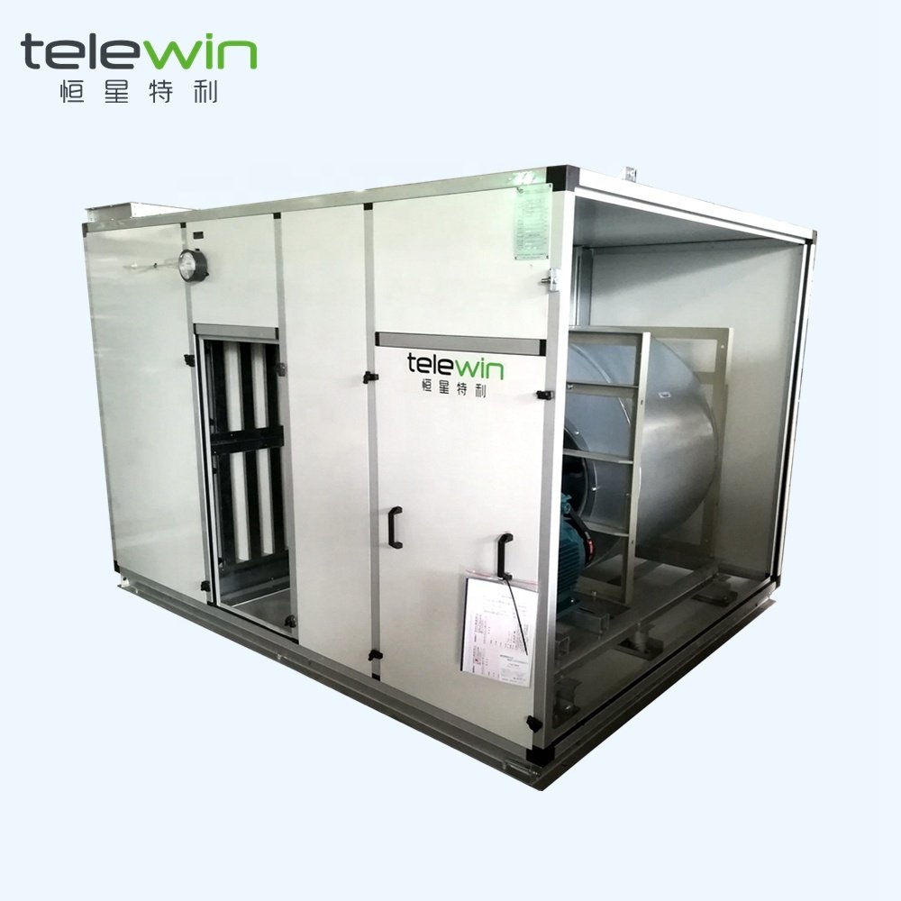 Cooling Only AHU air Discharge Modular air Handling Unit with air Cooled Condensing Unit Multi-circuit Compressor System