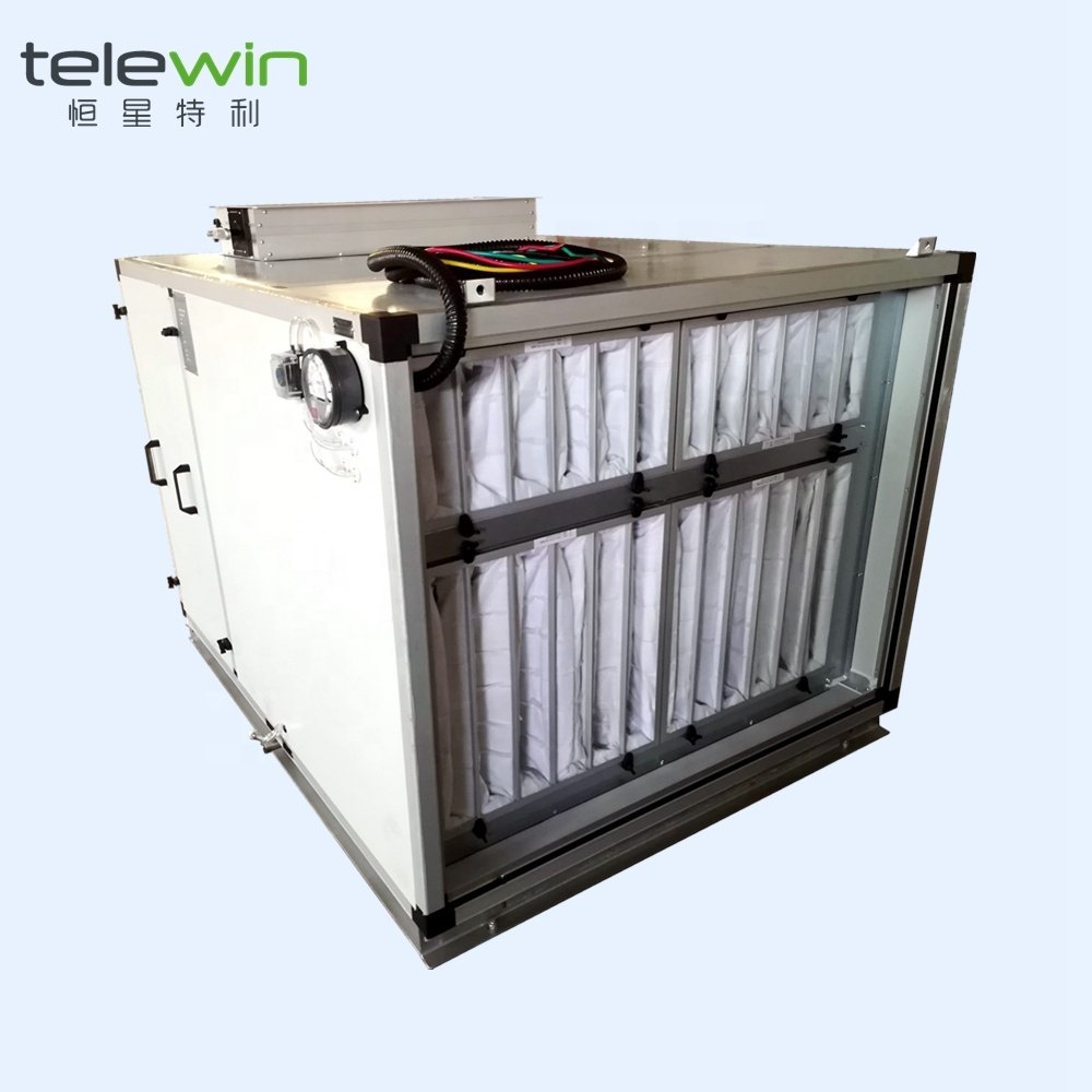Cooling Only AHU air Discharge Modular air Handling Unit with air Cooled Condensing Unit Multi-circuit Compressor System