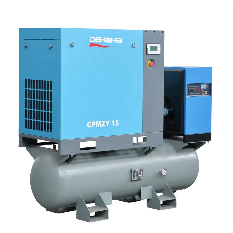 16bar 15KW PM VSD Integrated Screw Air Compressor with Air Dryer Fine Filters and Air Tank