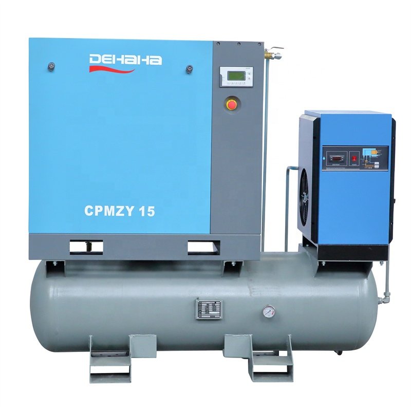 16bar 15KW PM VSD Integrated Screw Air Compressor with Air Dryer Fine Filters and Air Tank