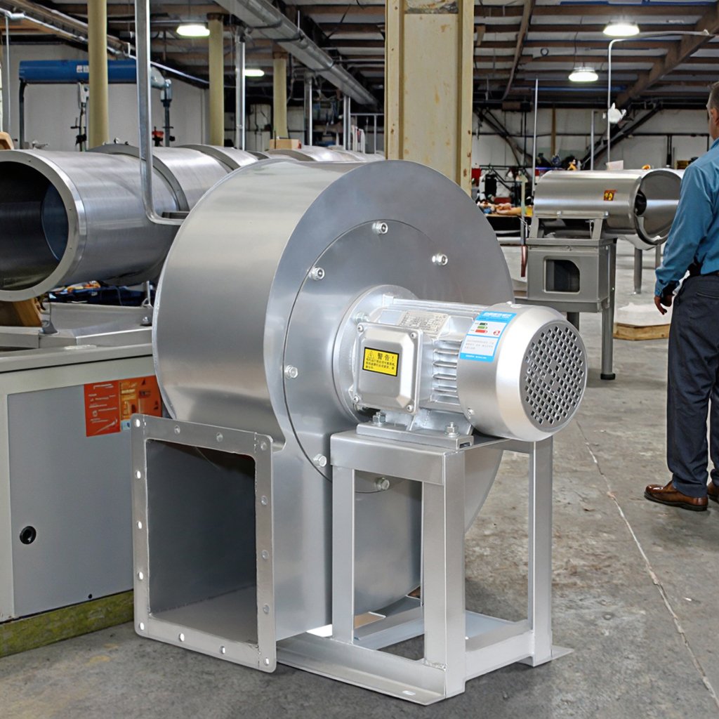 Factory Price Strong Power Low Noise 4-72A Centrifugal Dust Extraction Fan