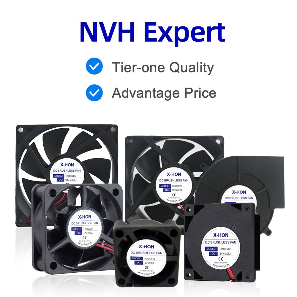 High Flow Low Noise DC 5V 12V 24V 30mm 40mm 50mm 60mm 90mm 120mm Axial Fan Diy Mini Cooling Fan Brushless Dc Fan