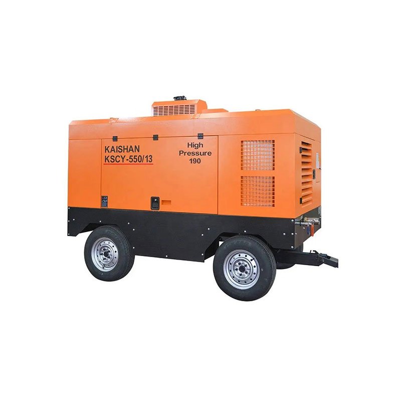 Kaishan Screw Air Compressor KSCY-550/13 Wheel PortableType Diesel Engine Air Compressor 550CFM 13Bar