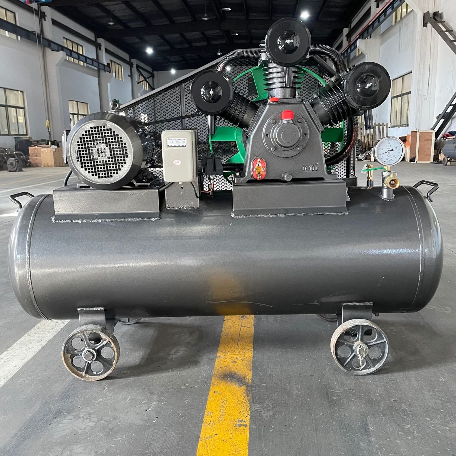 0.6m³/min, 1.2m³/min, 30Bar Heavy-Duty Cast-iron High Pressure Piston Air Compressor