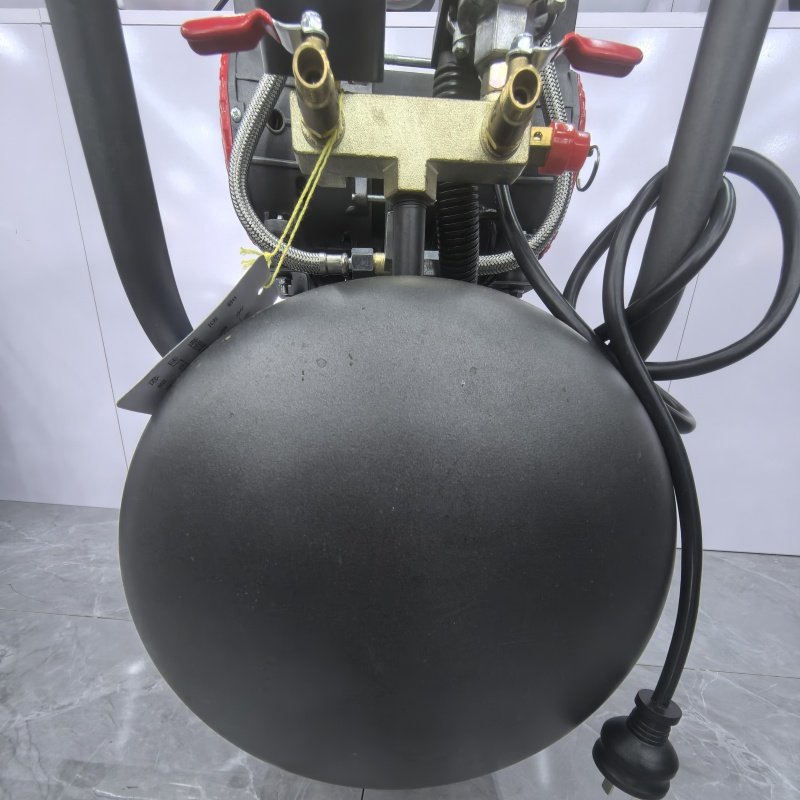 Mini Electric 50L Air Compressor 4.5HP 8bar Silent Piston Oilless with Core Components Engine and Motor