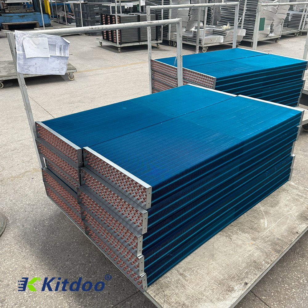 Copper Tube Aluminum Finned Evaporator Coil for Air Cooling Conditioner and Freezer Condenser Heat Exchangers