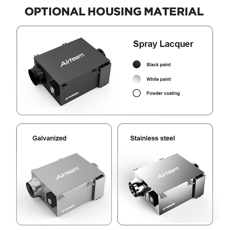 Fresh Air Ventilation System Ceiling Mechanical Extract Ventilation HEPA Ventilation