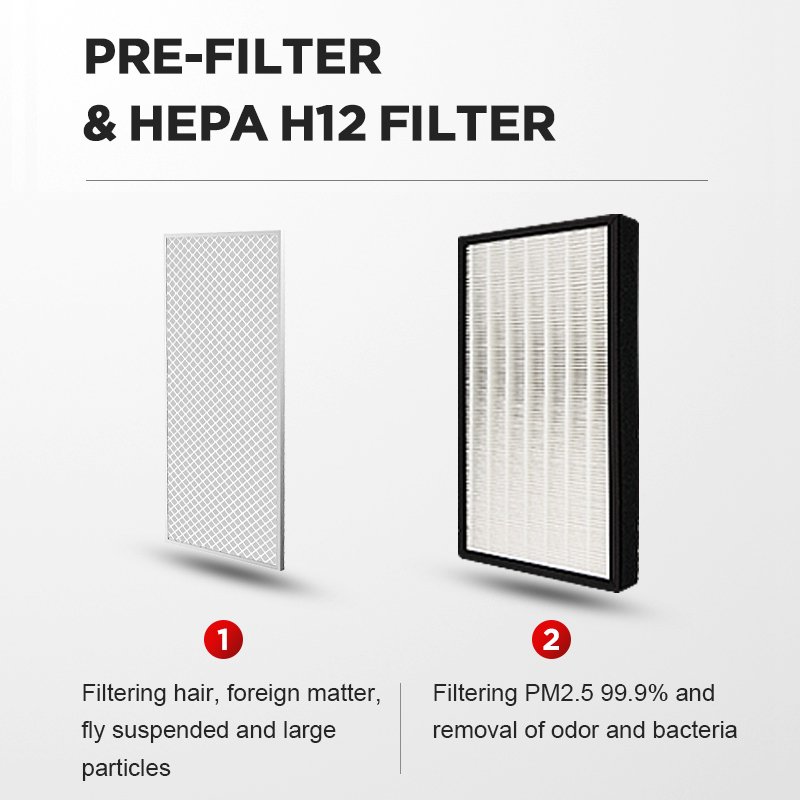 Fresh Air Ventilation System Ceiling Mechanical Extract Ventilation HEPA Ventilation