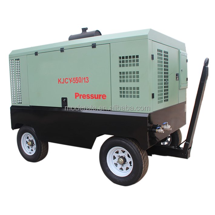 Portable Rotary Screw Type Air Compressor Diesel Power Mobile Screw Air Compressor for Sale