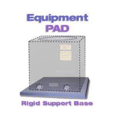Equipment Support Pad | for HVAC Units, Generators, AC Condensers, air Conditioners, Beehives & More