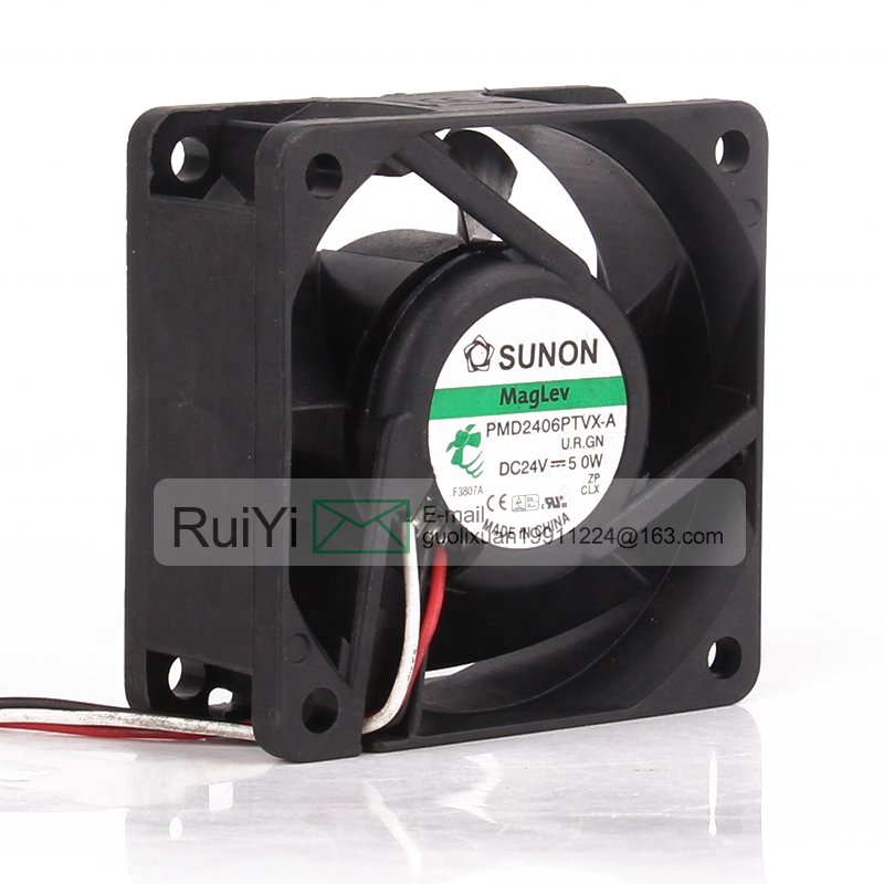 New SUNON 12V 48V DC24V 5.0w EC AC 60X60X25MM 6CM 6025 3-wire Original TAIJUN6025 Equipment Pmd2406ptv1-a Cooling Fan