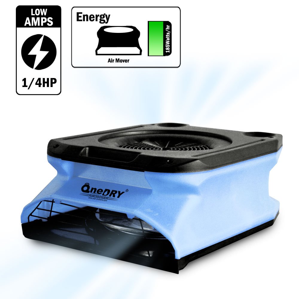 High air Flow Pancake Low Profile air Mover Blower Carpet Dryer with Daisy GFCI for Water Damage restoration