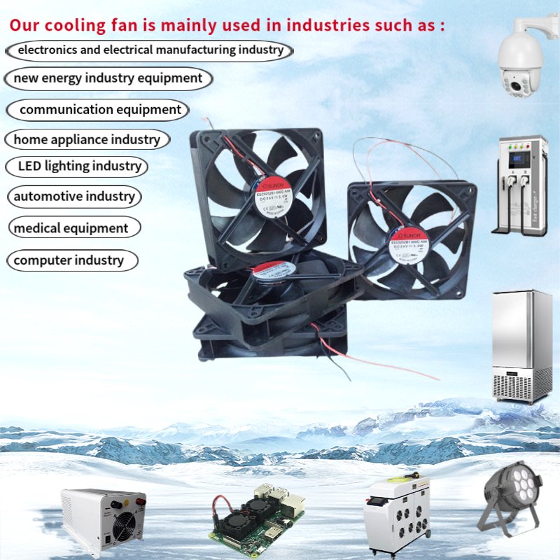 EEC0252B1 120x120x25mm DC24V 5W sunon DC Fan MagLev Brushless Cooling Fan 24 Volt Fan